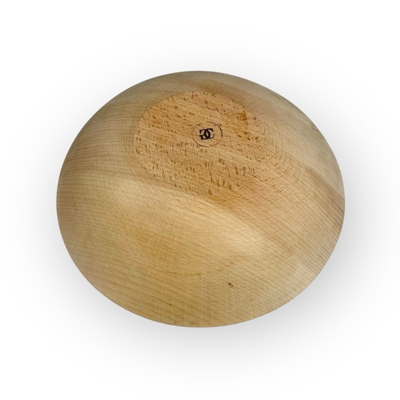 Vintage: Williams Sonoma 𖦹 Set of 4 Hand Carved Maple Salad Bowl 𖦹 - Picture 7 of 17